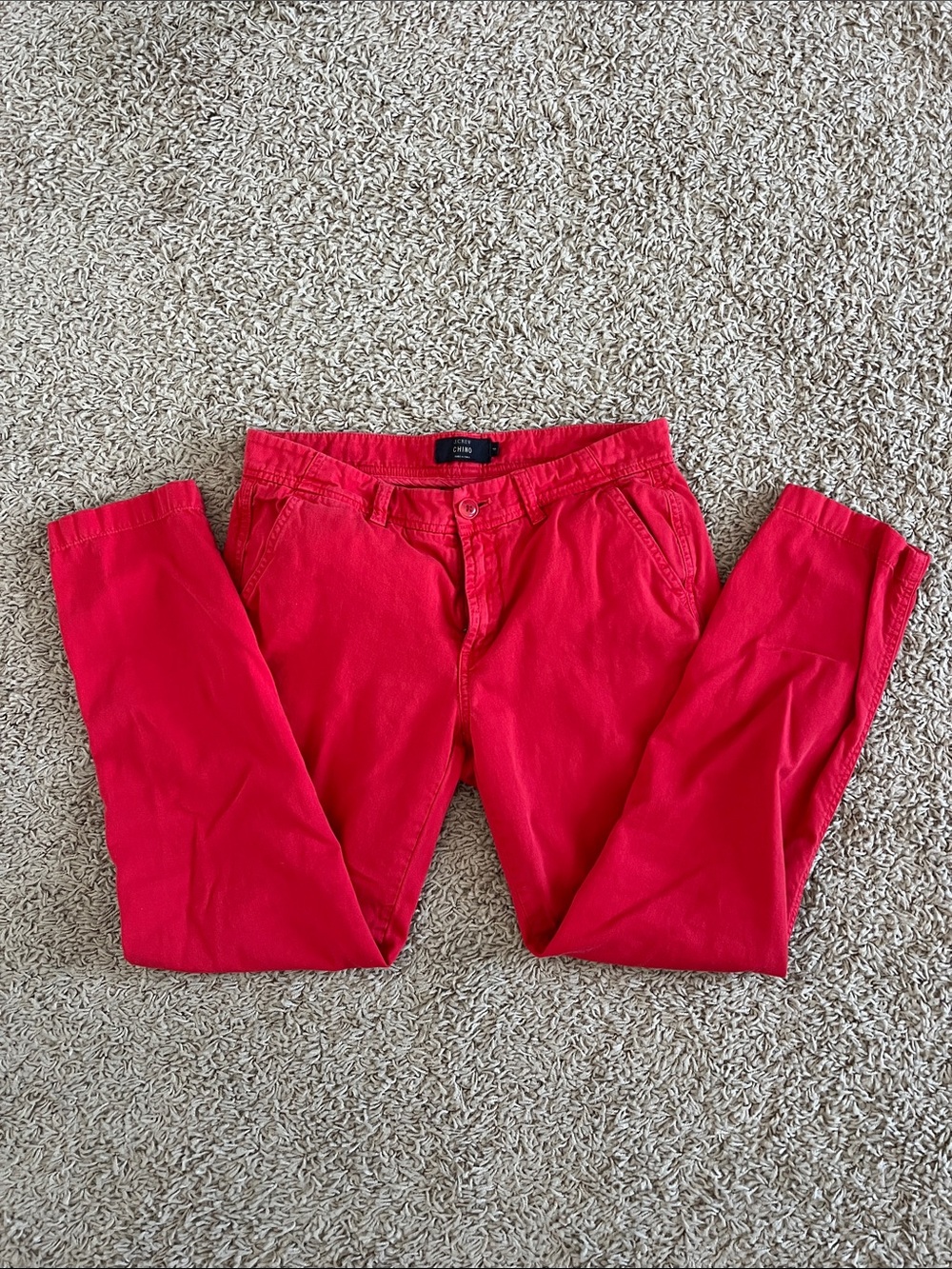 JCrew  Bright Red Chinos